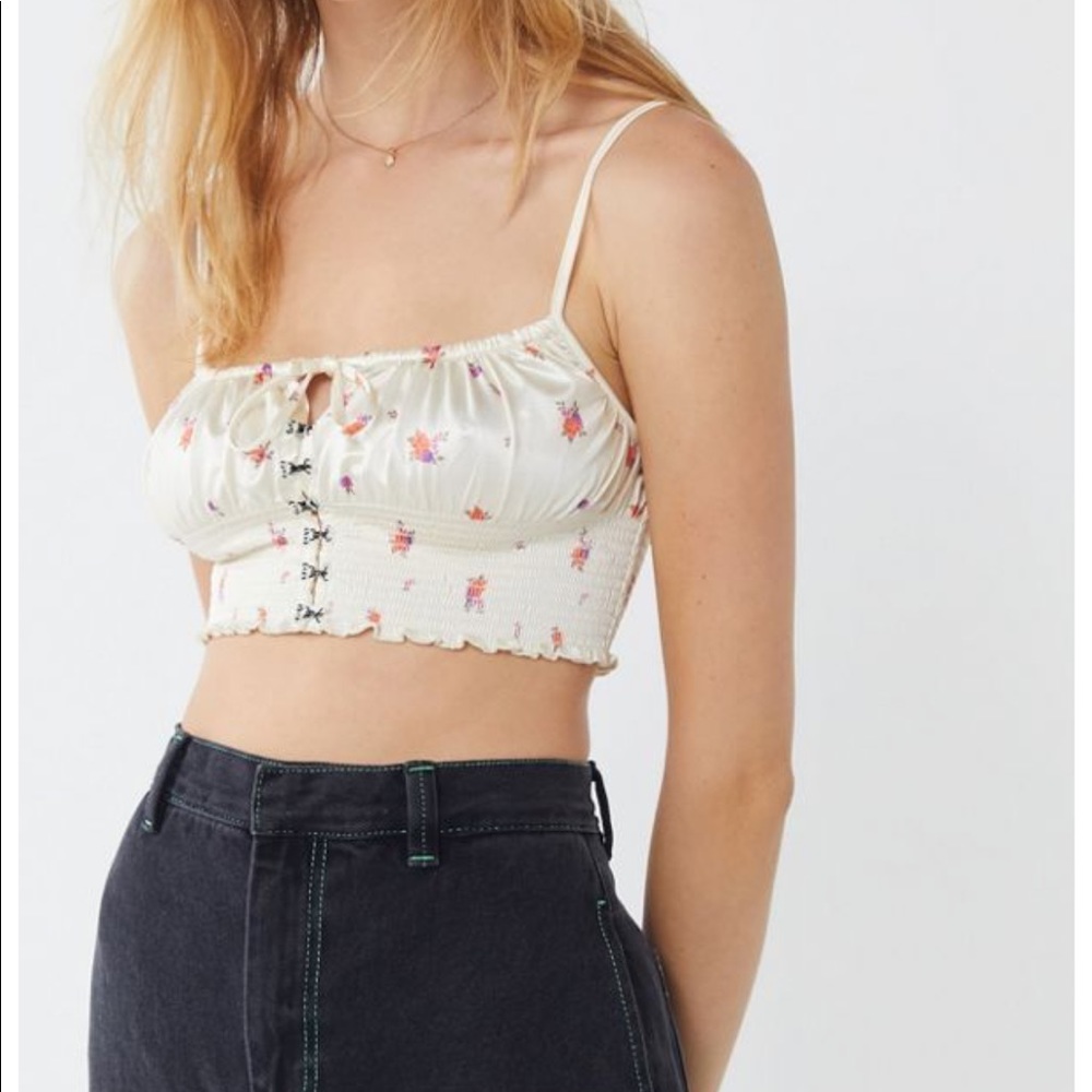 ✨SALE! Urban Outfitteres Emerald Smocked Bra Top